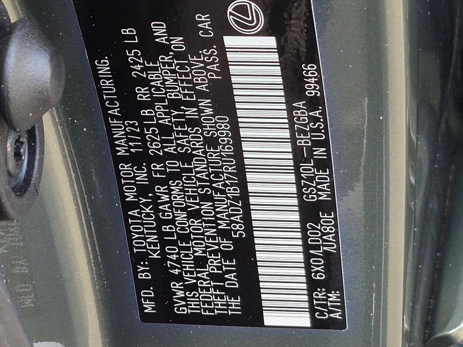 2024 Lexus ES 350 FWD
