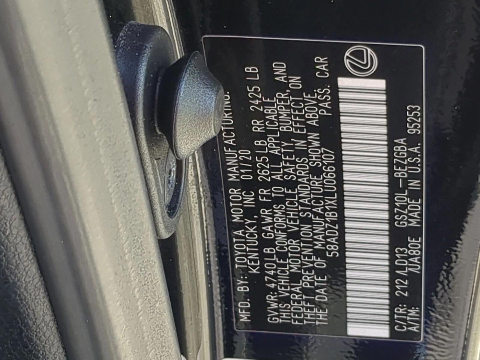 2020 Lexus ES 350 FWD