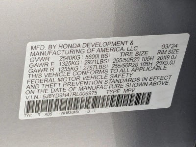 2024 Acura MDX FWD w/Technology Package