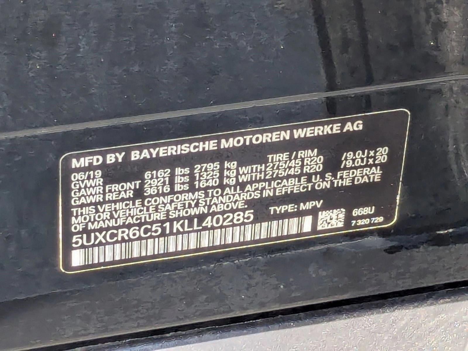 2019 BMW X5 xDrive40i Sports Activity Vehicle