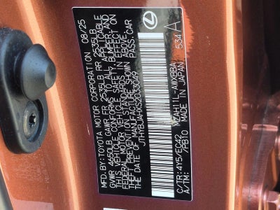 2025 Lexus UX 300h Premium FWD