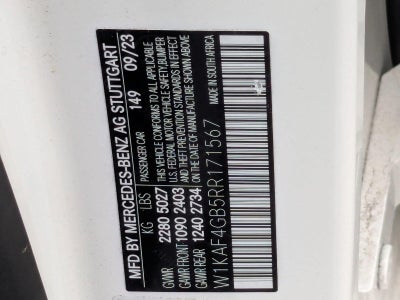 2024 Mercedes-Benz C-Class C 300 Sedan