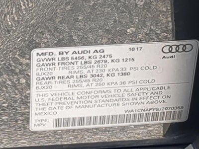 2018 Audi Q5 2.0 TFSI Prestige