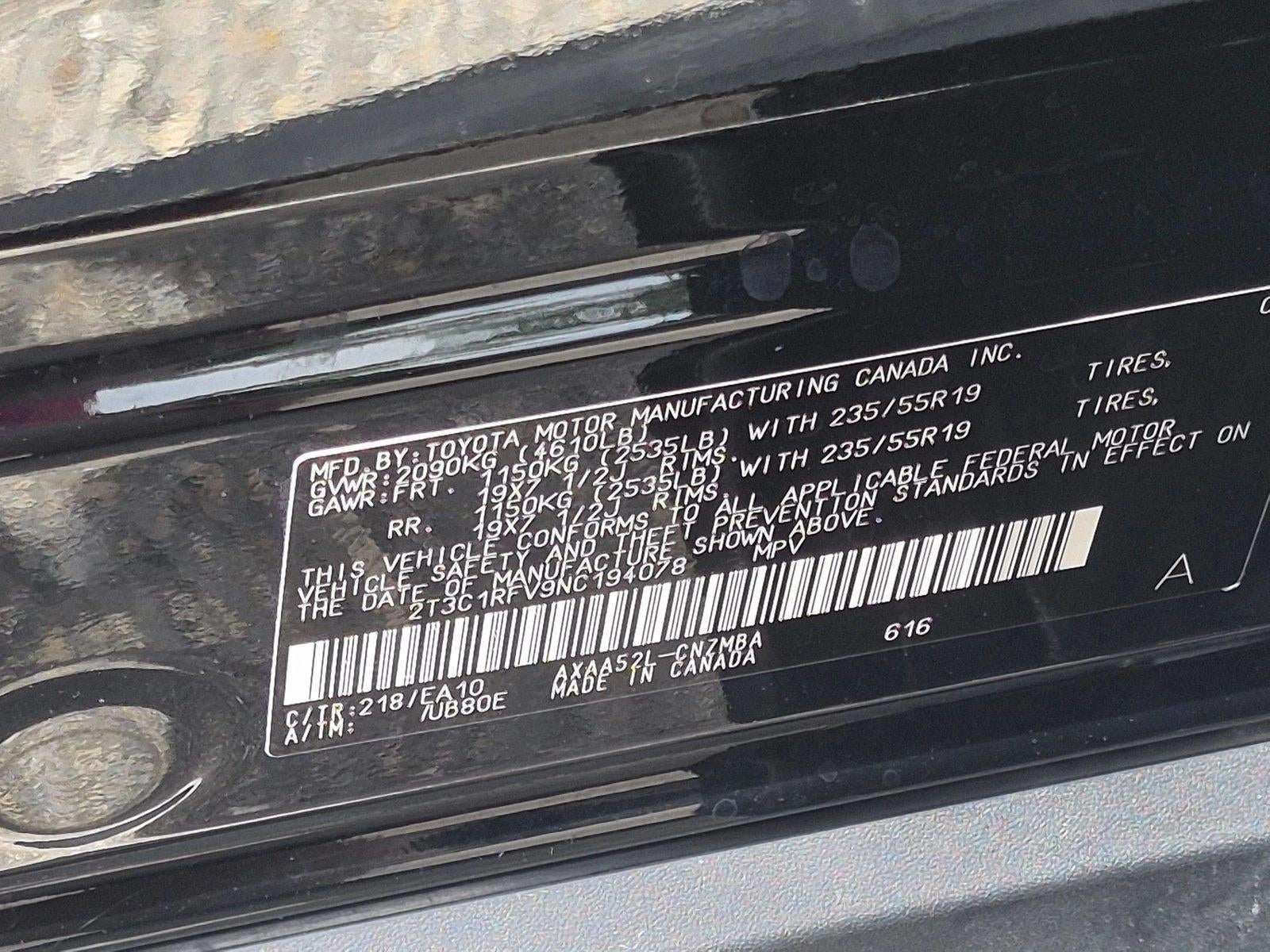 2022 Toyota RAV4 XLE Premium FWD (Natl)