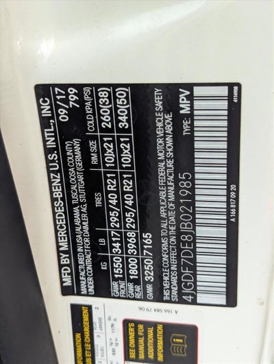 2018 Mercedes-Benz GLS GLS 550 4MATIC® SUV