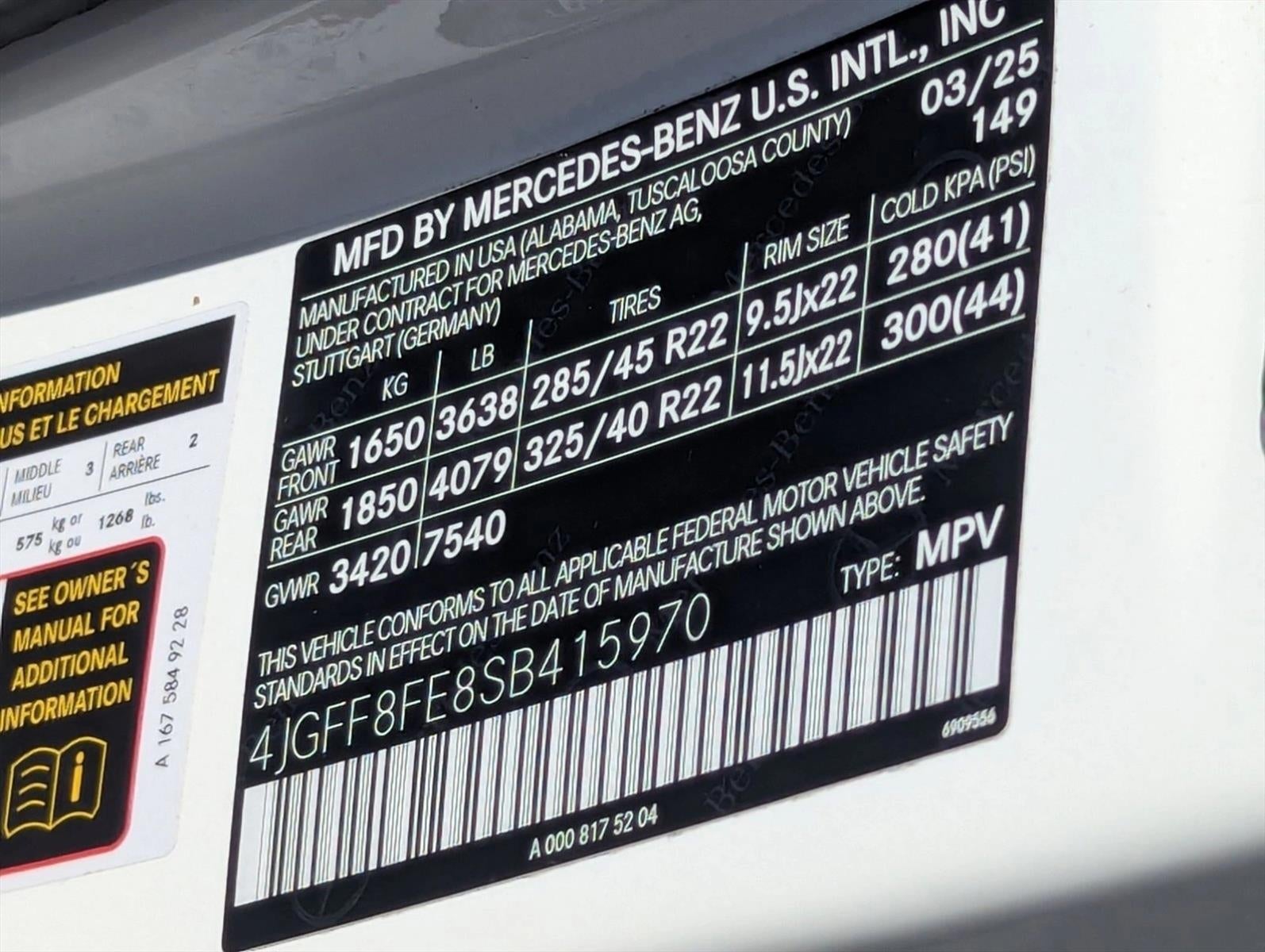 2025 Mercedes-Benz GLS GLS 580 4MATIC® SUV