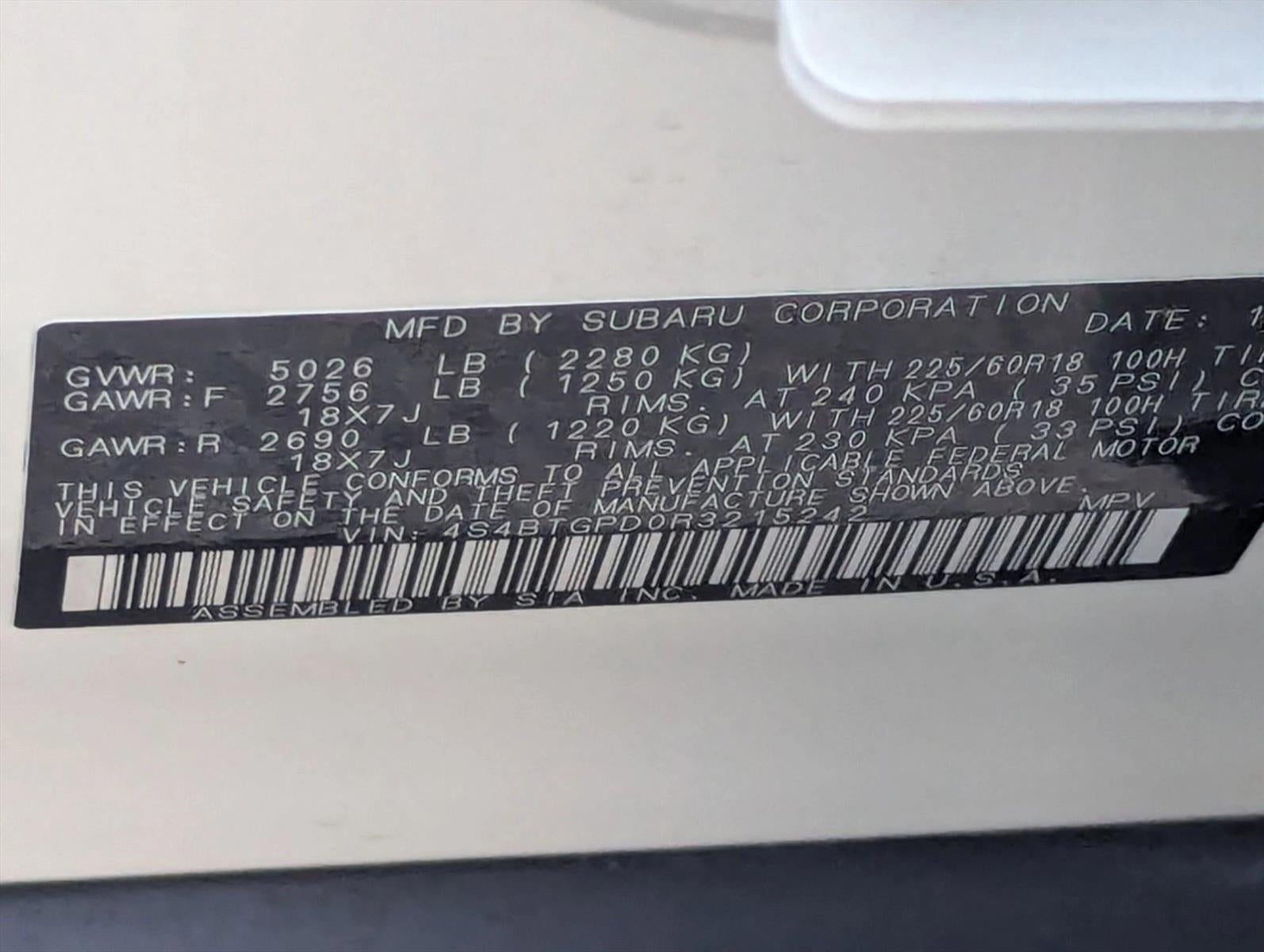 2024 Subaru Outback Touring XT AWD