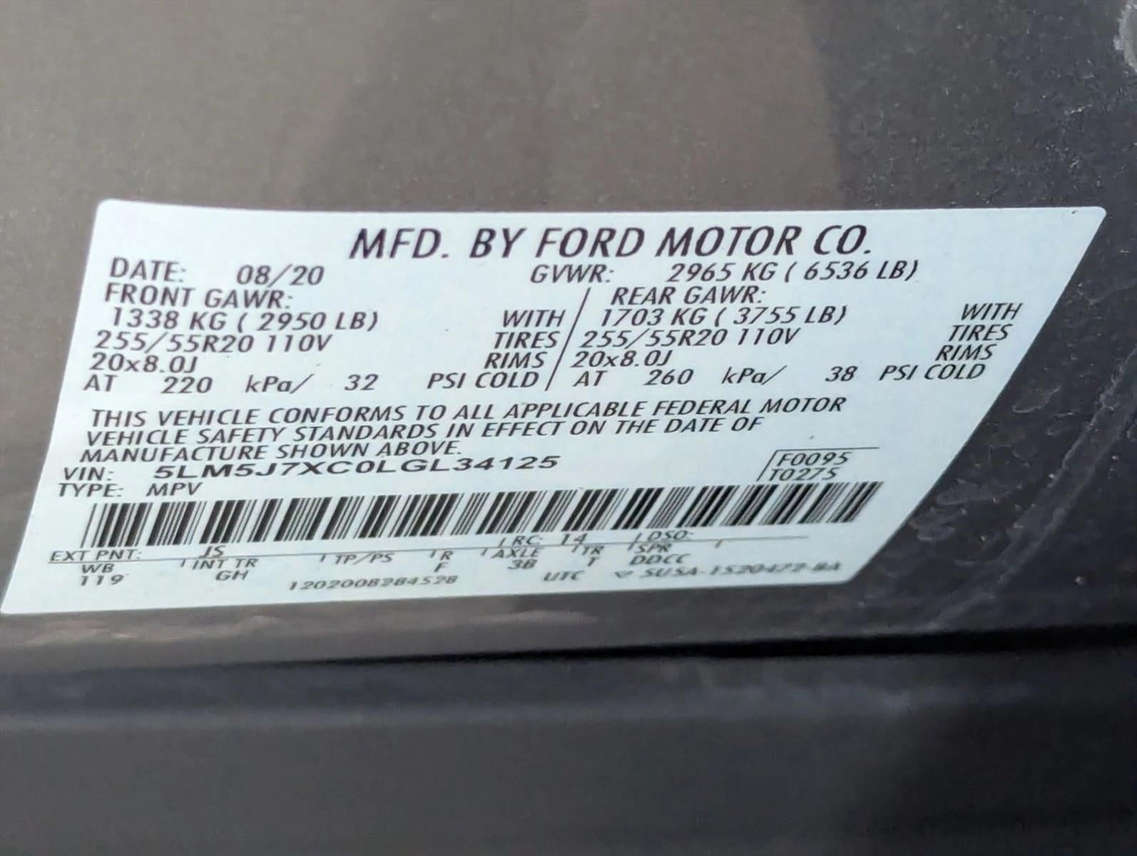 2020 Lincoln Aviator Reserve AWD