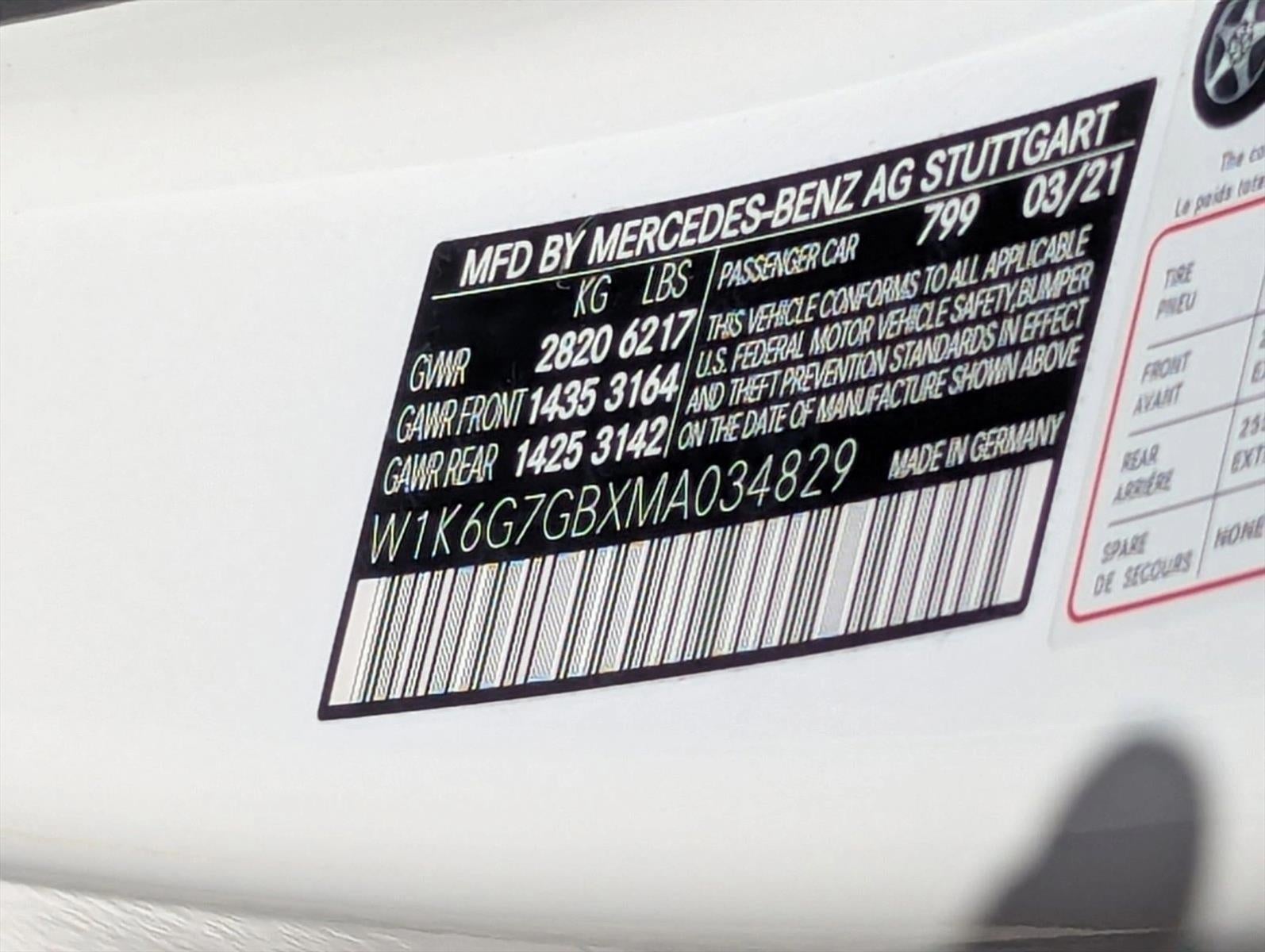 2021 Mercedes-Benz S-Class S 580 4MATIC® Sedan