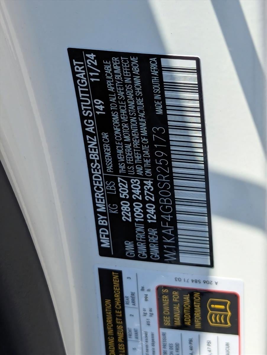 2025 Mercedes-Benz C-Class C 300 Sedan