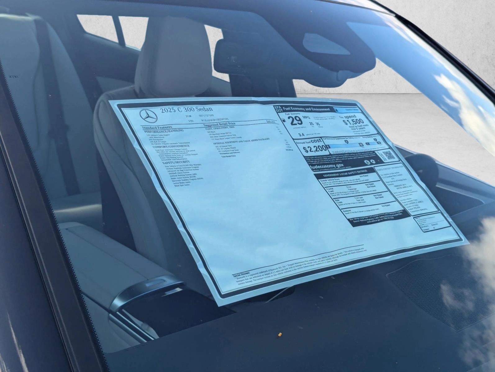 2025 Mercedes-Benz C-Class C 300 Sedan