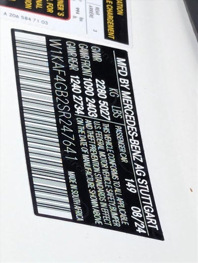 2025 Mercedes-Benz C-Class C 300 Sedan