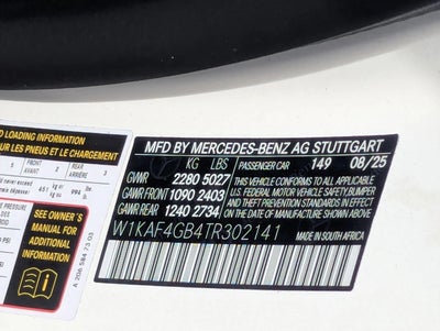 2026 Mercedes-Benz C-Class C 300 Sedan