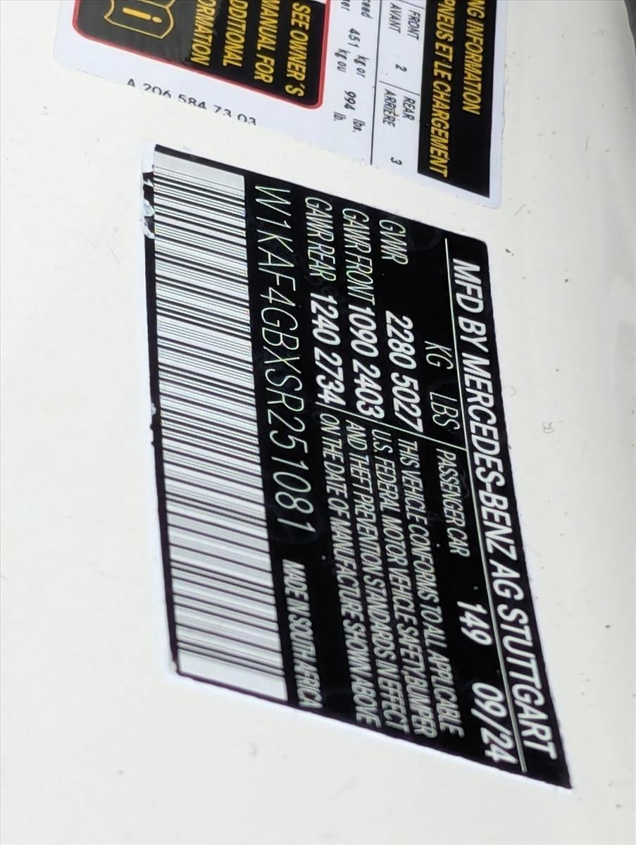 2025 Mercedes-Benz C-Class C 300 Sedan