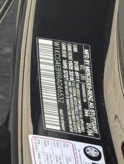 2024 Mercedes-Benz EQS EQS 580 4MATIC® Sedan