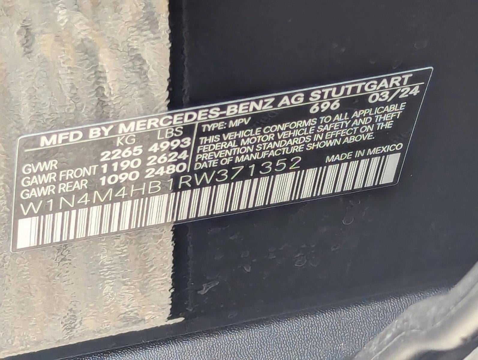 2024 Mercedes-Benz GLB GLB 250 4MATIC® SUV