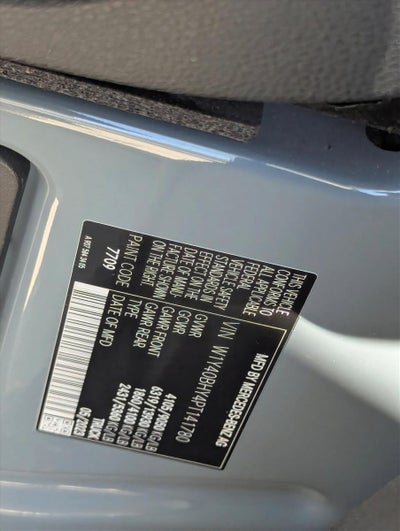 2023 Mercedes-Benz Sprinter Cargo Van 2500 Standard Roof I4 Gas 144" RWD