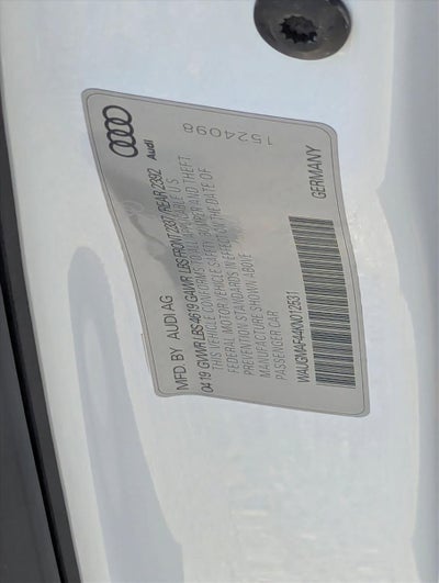 2019 Audi A4 Premium 40 TFSI