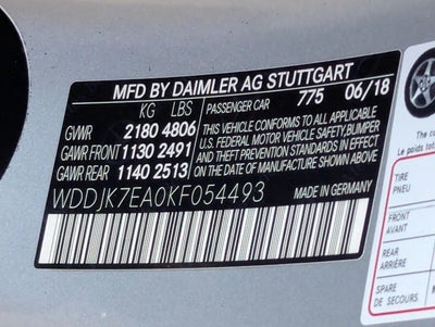 2019 Mercedes-Benz SL-Class AMG® SL 63 Roadster