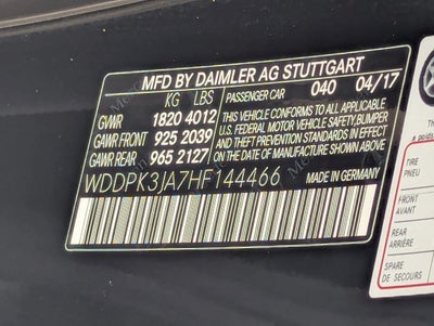 2017 Mercedes-Benz SLC SLC 300 Roadster