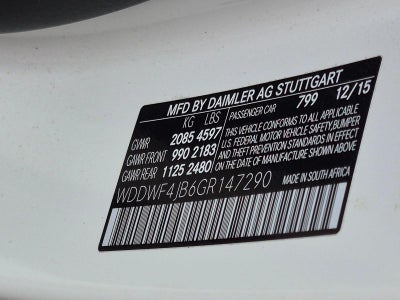 2016 Mercedes-Benz C-Class C 300 Sedan