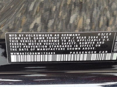 2022 Volkswagen Golf GTI 2.0T SE DSG