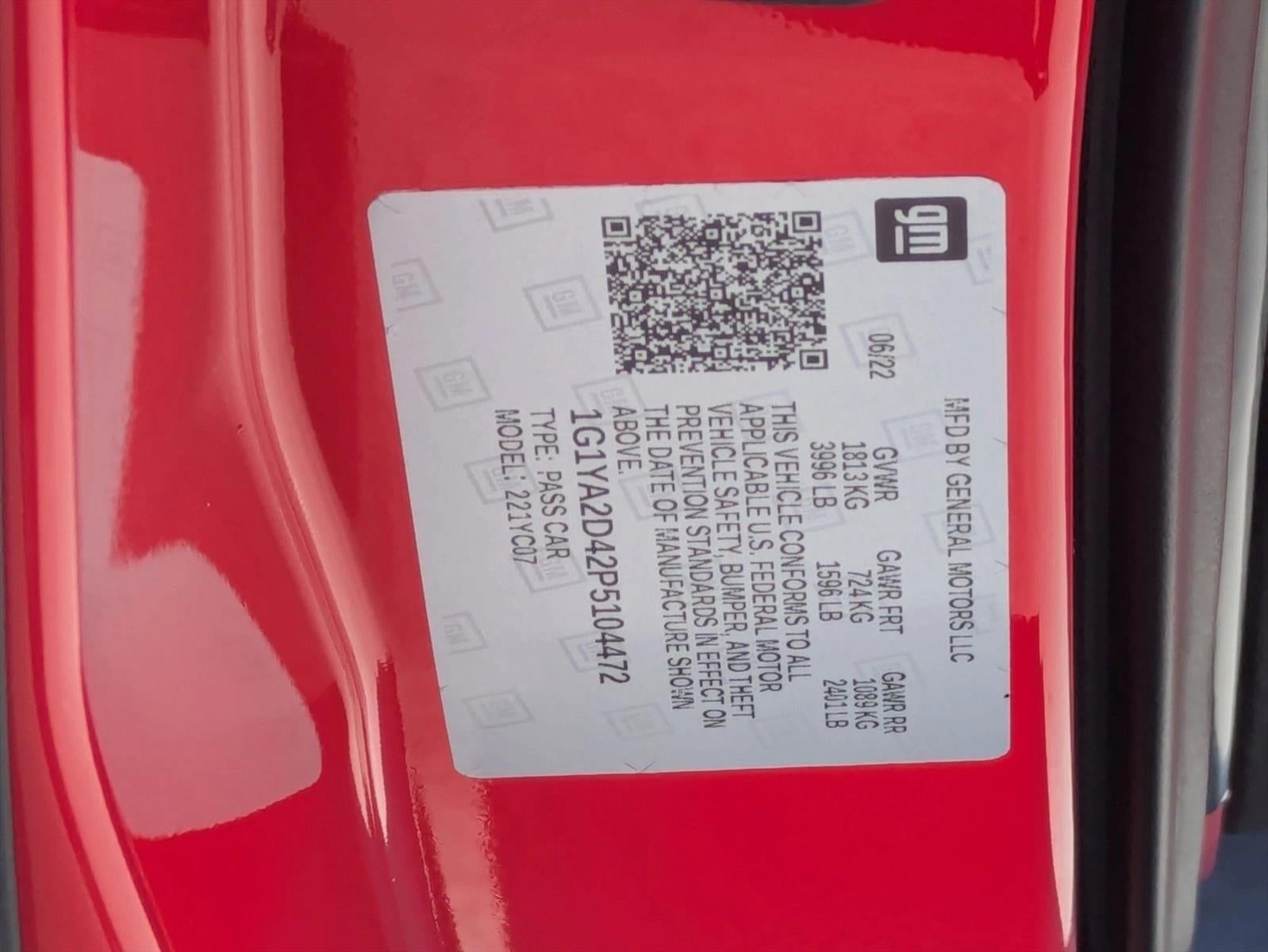 2023 Chevrolet Corvette Stingray Coupe 1LT