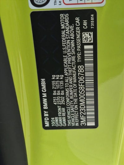 2025 BMW M2 M2 Coupe