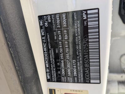 2013 Mercedes-Benz M-Class ML 350 SUV