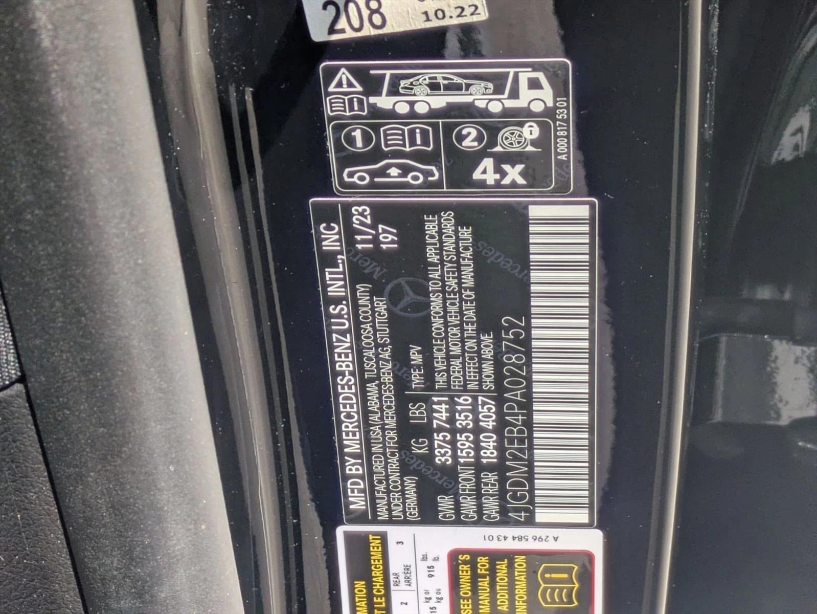 2023 Mercedes-Benz EQS EQS 450 4MATIC® SUV