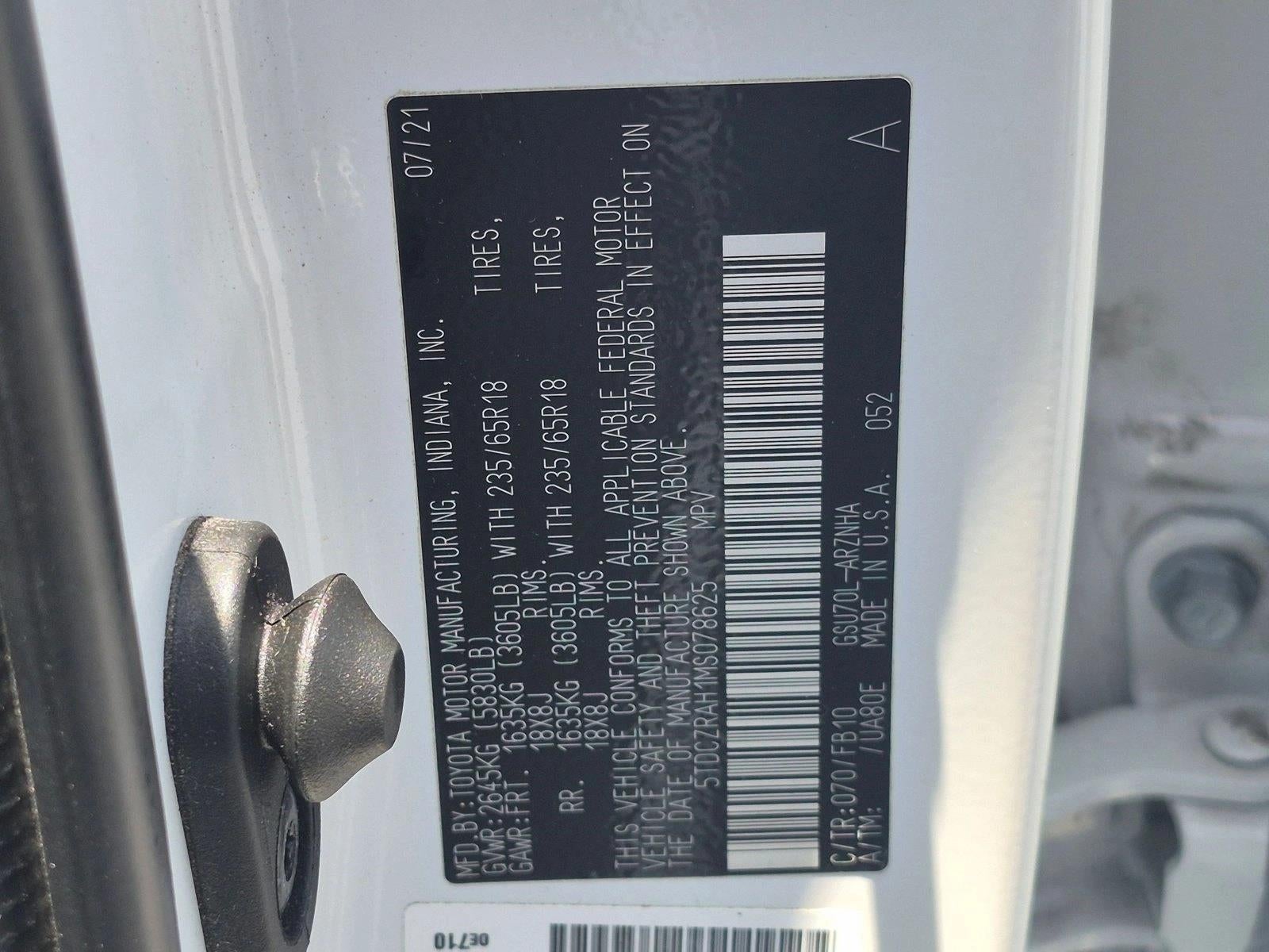 2021 Toyota Highlander L FWD (Natl)