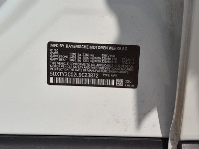 2020 BMW X3 sDrive30i Sports Activity Vehicle