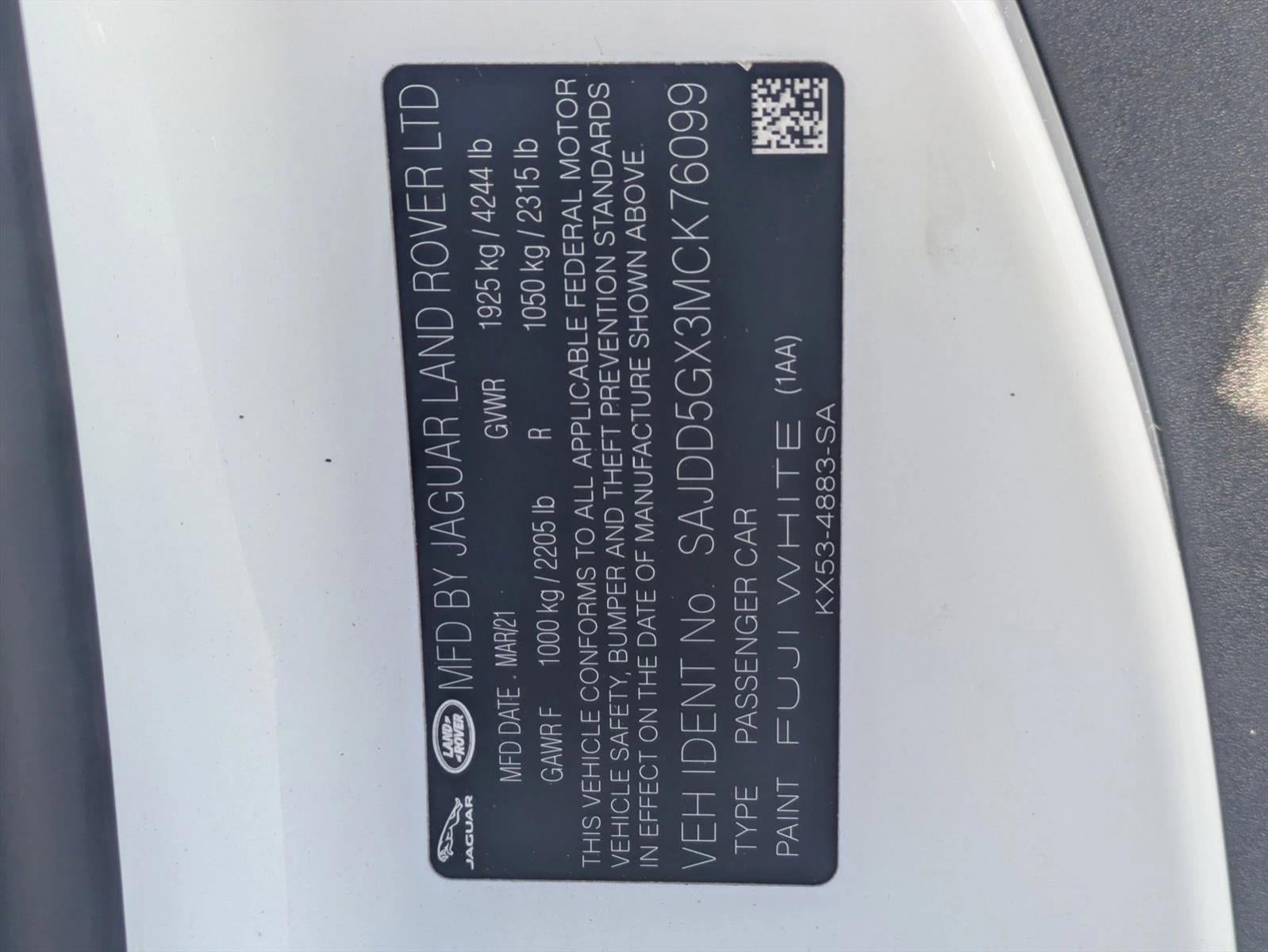 2021 Jaguar F-TYPE Convertible Auto P300