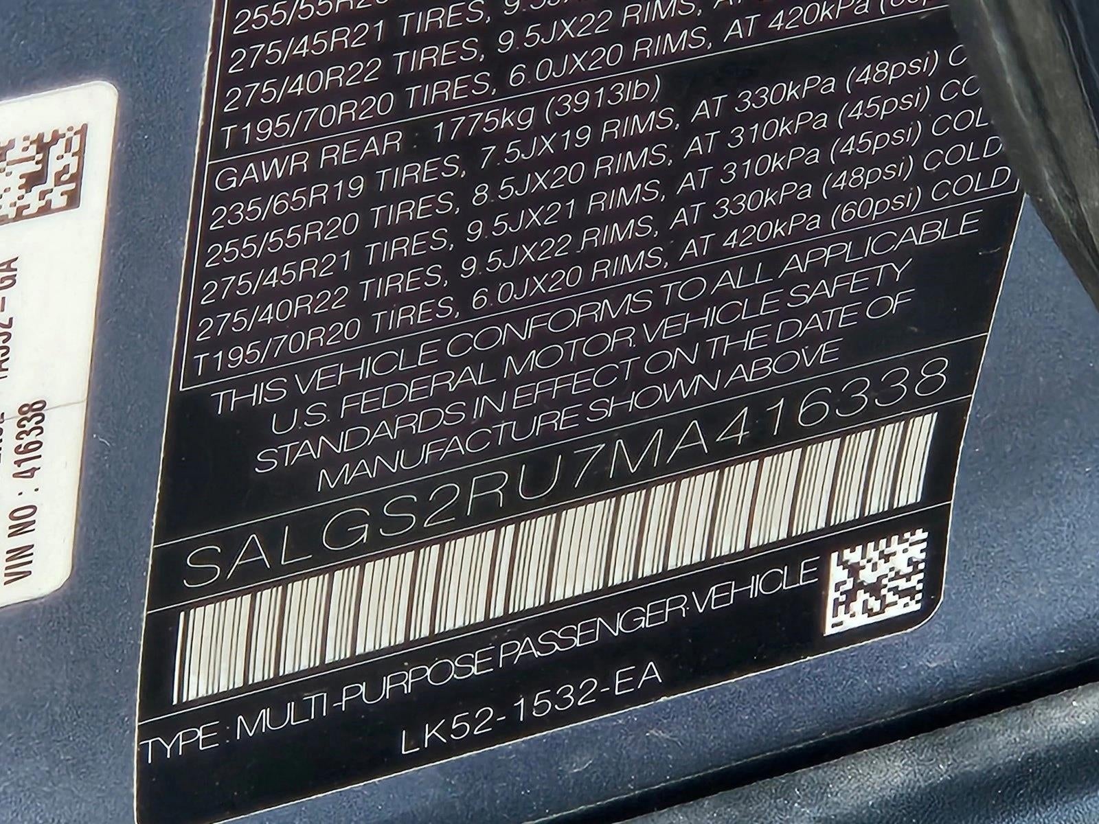 2021 Land Rover Range Rover Westminster SWB