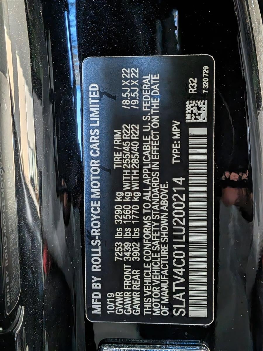 2020 Rolls-Royce Cullinan Sport Utility