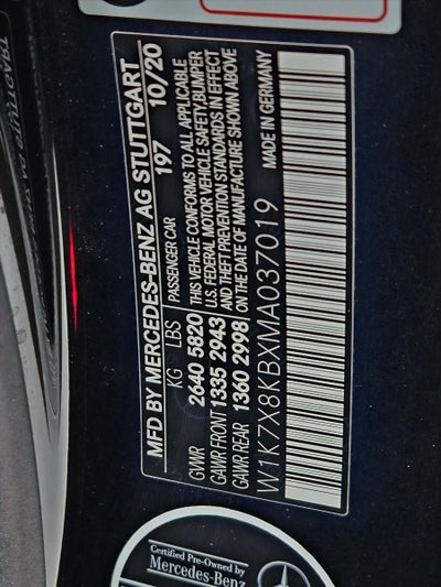 2021 Mercedes-Benz AMG® GT AMG® GT 63 S 4-Door Coupe