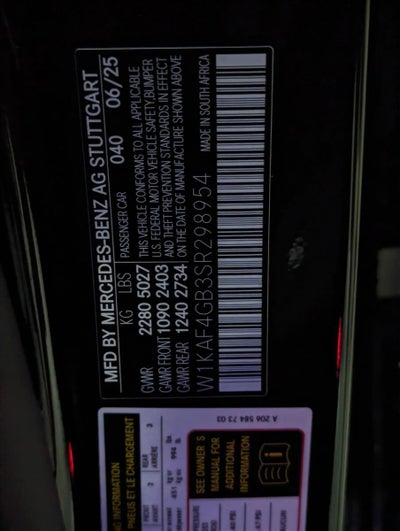 2025 Mercedes-Benz C-Class C 300 Sedan