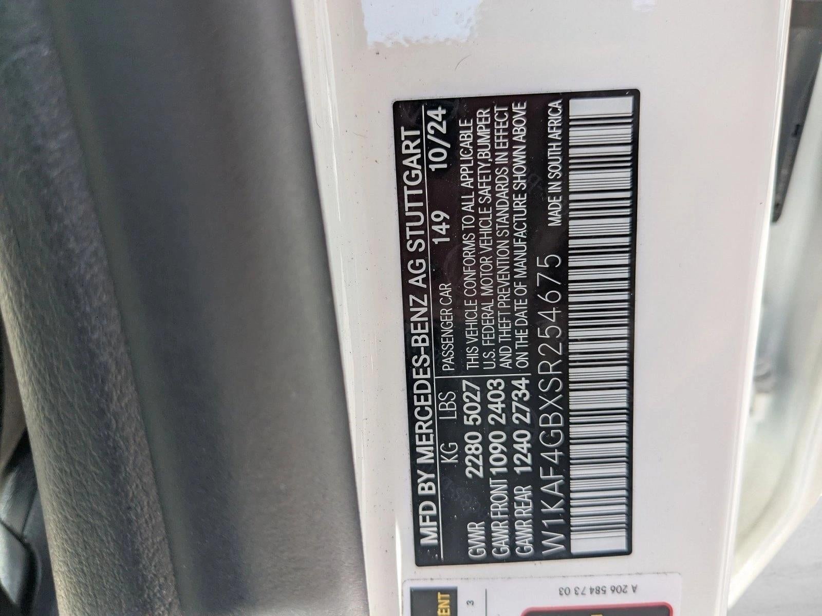 2025 Mercedes-Benz C-Class C 300 Sedan