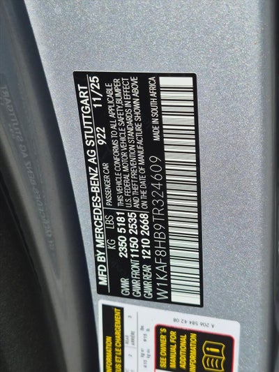 2026 Mercedes-Benz C-Class AMG® C 43 4MATIC® Sedan