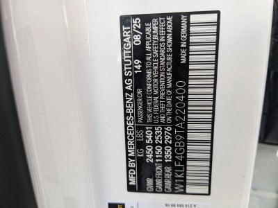 2026 Mercedes-Benz E-Class E 350 RWD Sedan