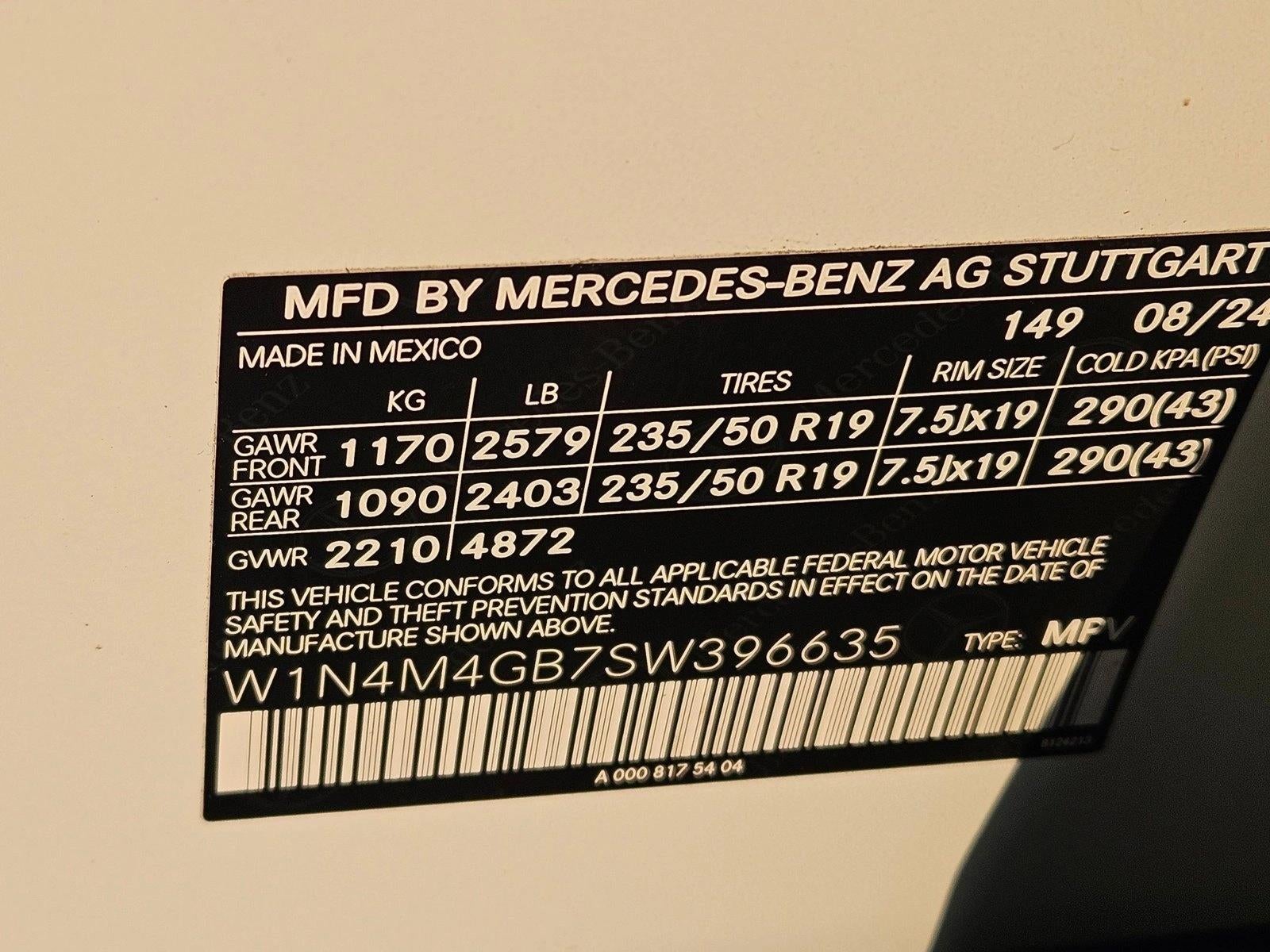 2025 Mercedes-Benz GLB GLB 250 SUV