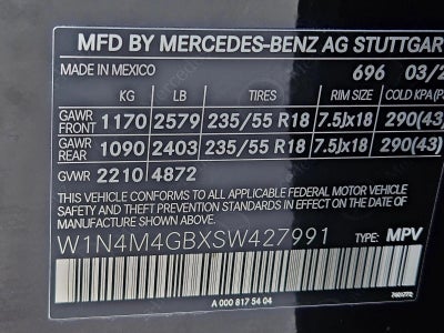 2025 Mercedes-Benz GLB GLB 250 SUV