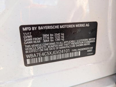 2018 BMW 740i xDrive Sedan