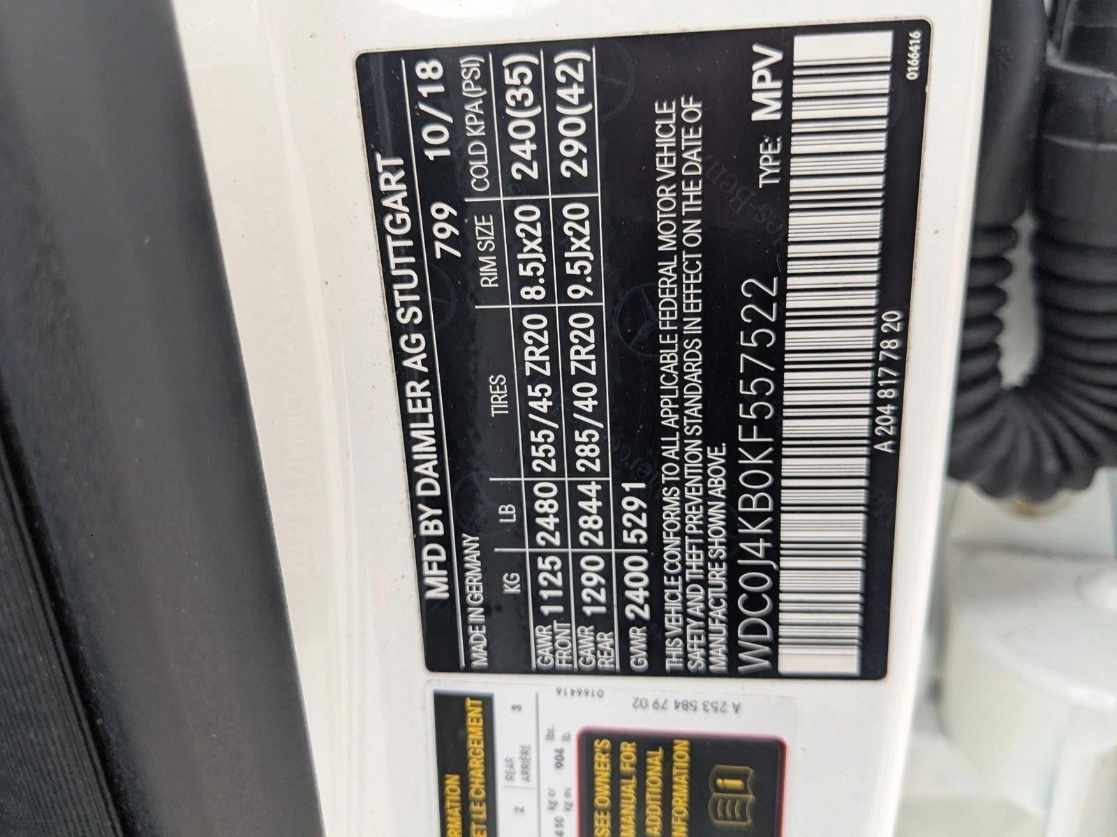 2019 Mercedes-Benz GLC GLC 300 4MATIC® Coupe