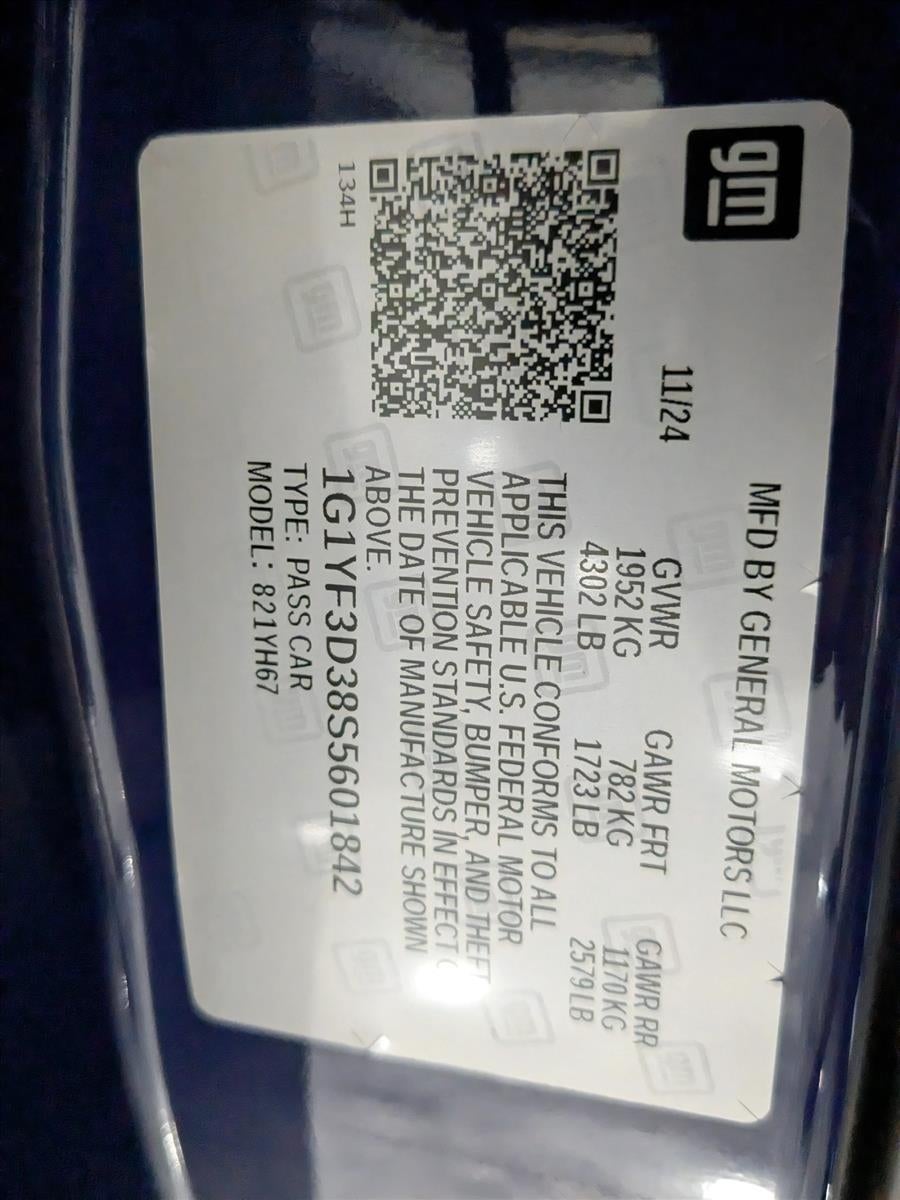 2025 Chevrolet Corvette Z06 Convertible 3LZ