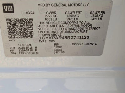 2024 Cadillac XT6 FWD 4dr Luxury