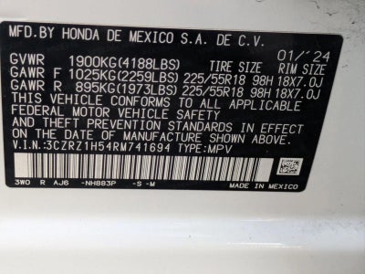 2024 Honda HR-V Sport 2WD CVT
