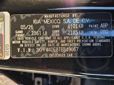 2026 Kia K4 GT-Line Sedan