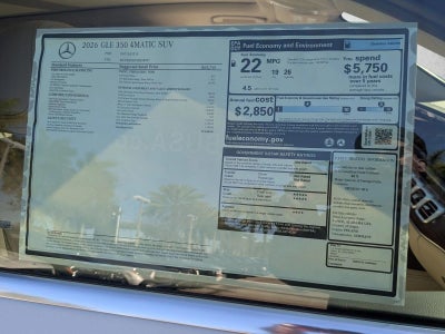 2026 Mercedes-Benz GLE GLE 350 4MATIC® SUV