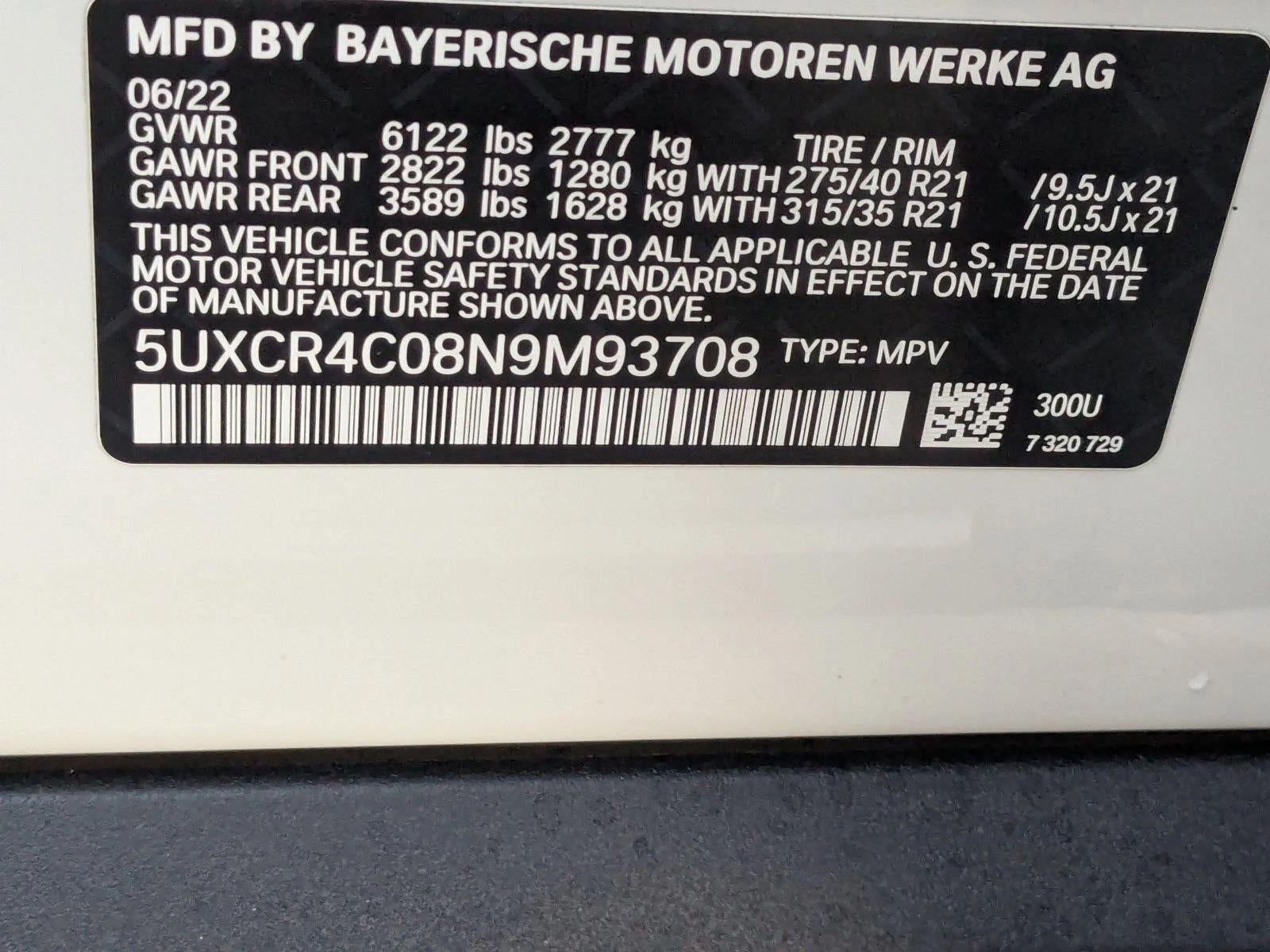 2022 BMW X5 sDrive40i Sports Activity Vehicle